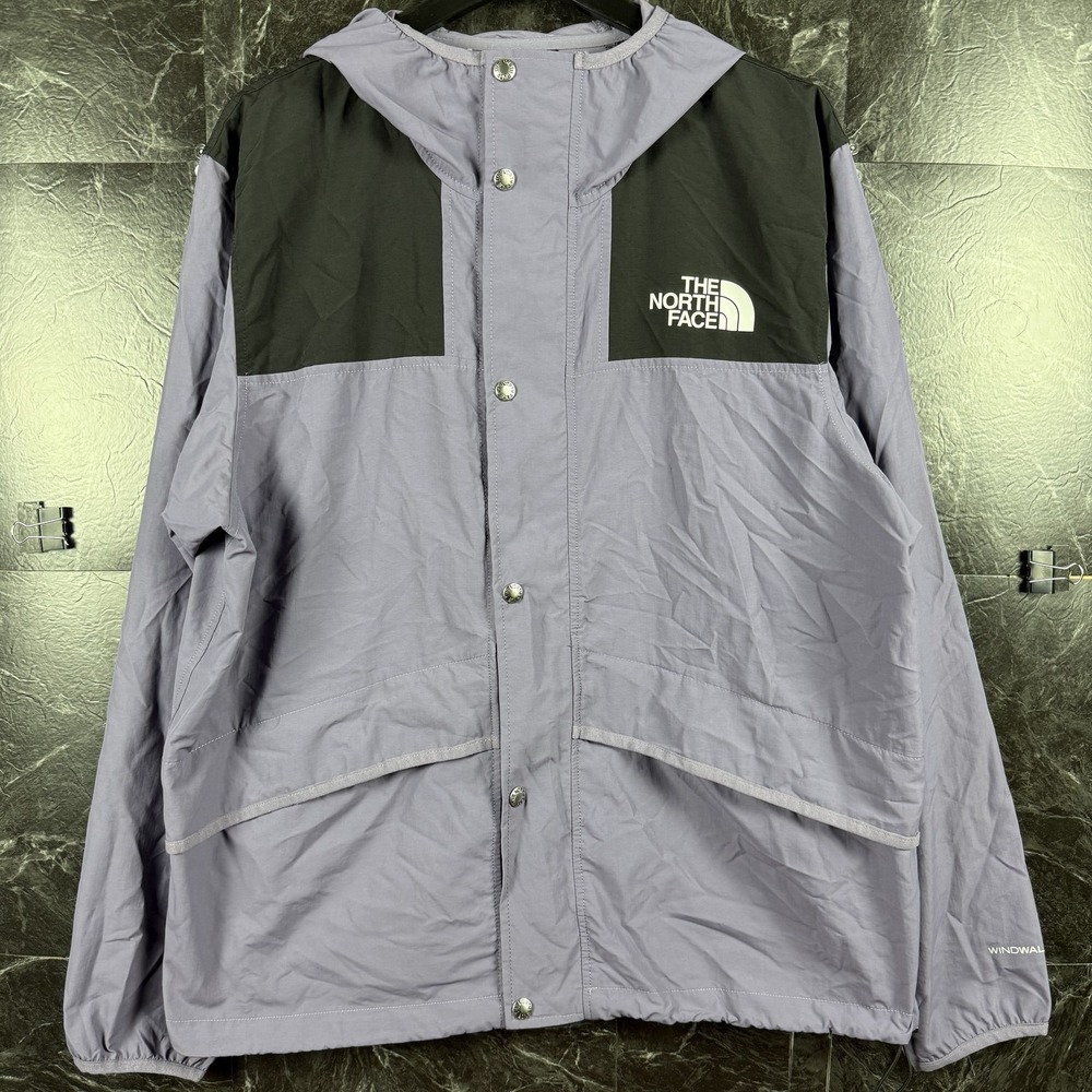 The North Face Men's Purple Wall Mountain Wind Jacket Large